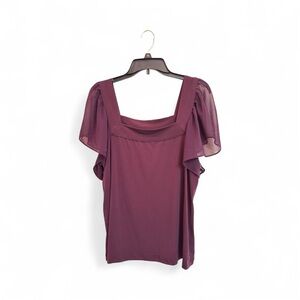 Elegant Purple Women's Top